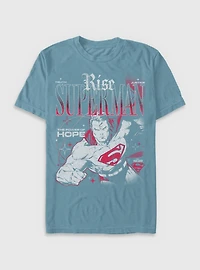 DC Comics Superman Rise Truth Justice Hope Garment Dye T-Shirt BoxLunch Exclusive