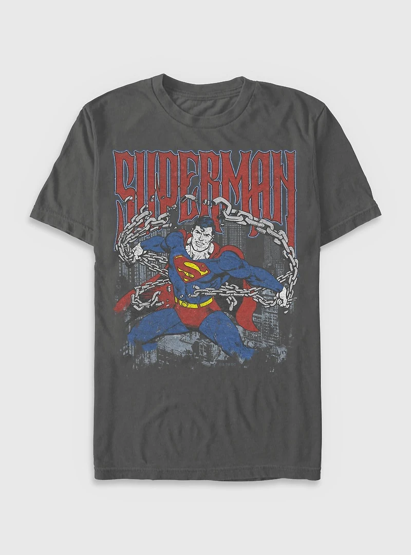 DC Comics Superman Unchained Garment Dye T-Shirt BoxLunch Exclusive