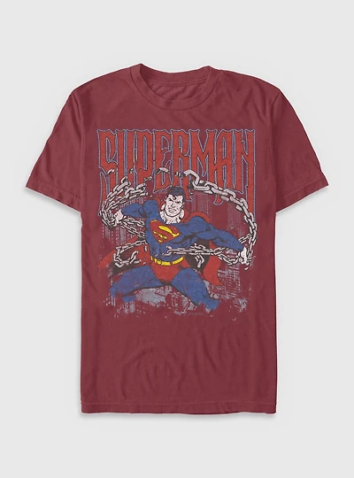 DC Comics Superman Unchained Garment Dye T-Shirt BoxLunch Exclusive