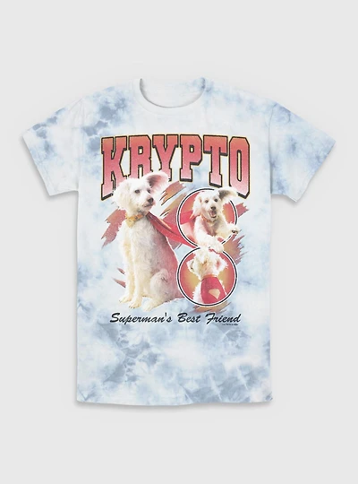 DC Comics Superman Krypto Superman's Best Friend Tie-Dye T-Shirt BoxLunch Exclusive
