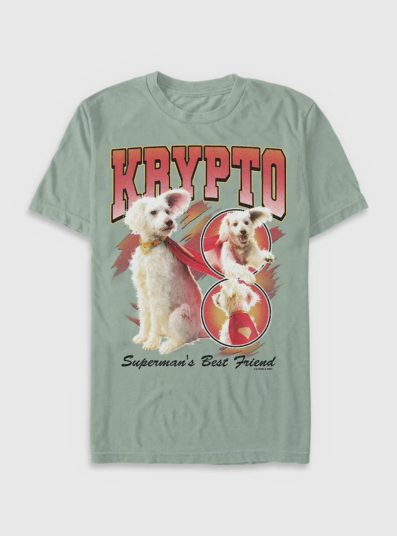 DC Comics Superman Krypto Superman's Best Friend Garment Dye T-Shirt BoxLunch Exclusive
