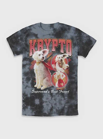 DC Comics Superman Krypto Superman's Best Friend Tie-Dye T-Shirt BoxLunch Exclusive