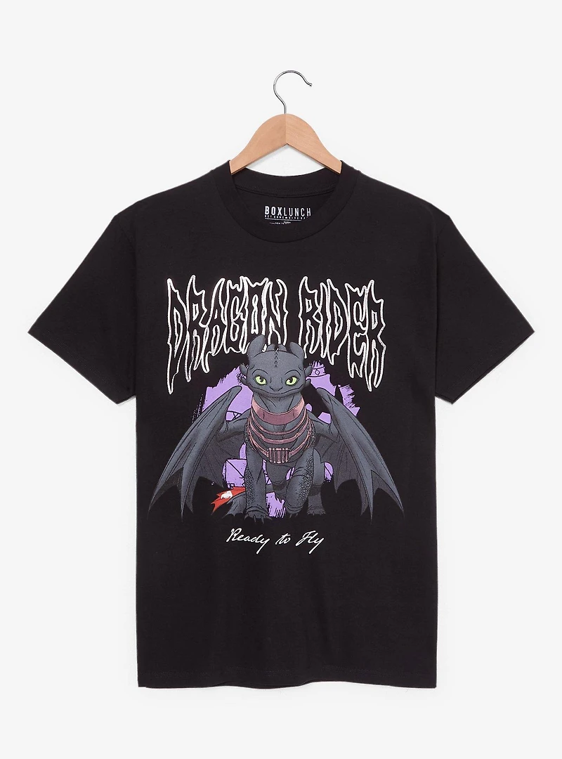 DreamWorks How To Train Your Dragon Toothless Rider T-Shirt - BoxLunch Exclusive