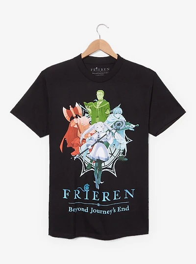Frieren: Beyond Journey's End Tonal Group Portrait T-Shirt - BoxLunch Exclusive