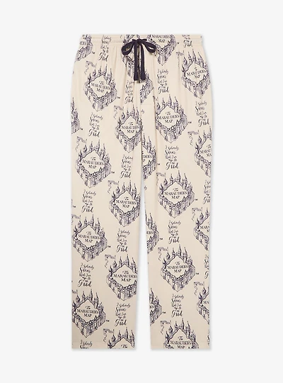 Harry Potter The Marauders Map Allover Print Plus Sleep Pants - BoxLunch Exclusive