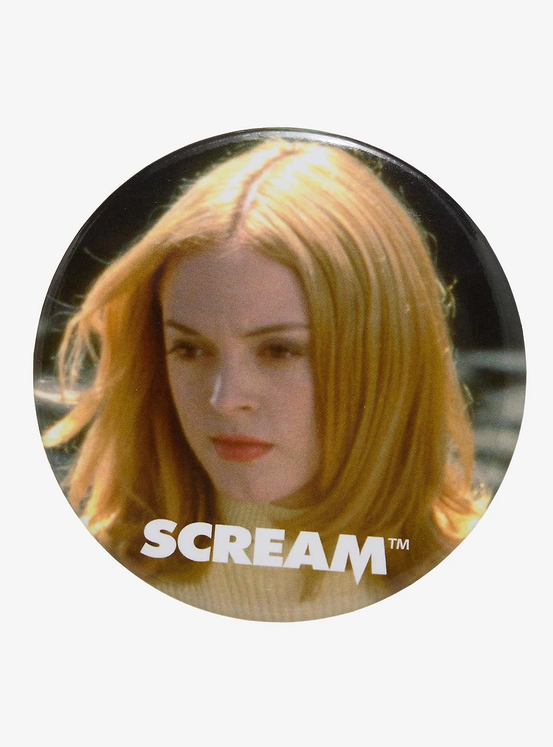 Scream Tatum Riley Button Pin