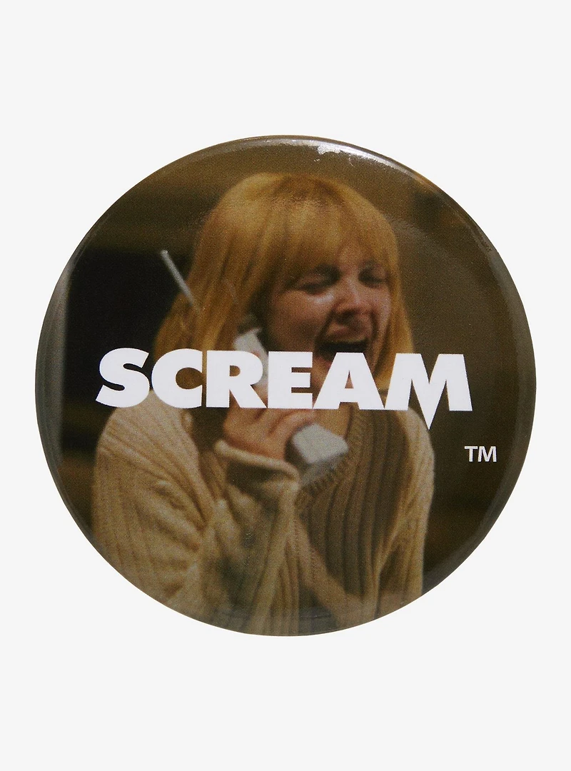 Scream Casey Becker Button Pin