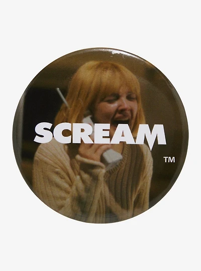 Scream Casey Becker Button Pin