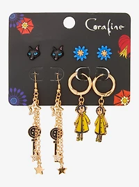 Coraline Icons Earring Set - BoxLunch Exclusive