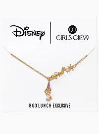 Girls Crew Disney Tangled Rapunzel's Tower Floral Necklace - BoxLunch Exclusive