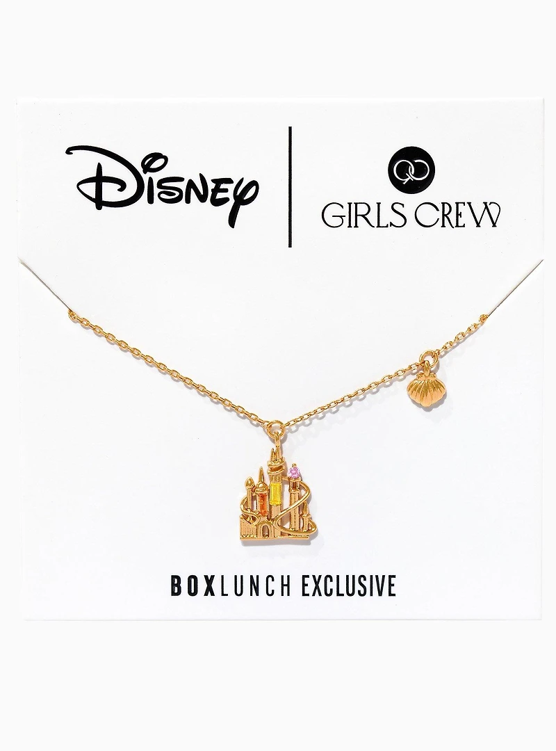 Girls Crew Disney The Little Mermaid Ariel's Castle Necklace - BoxLunch Exclusive