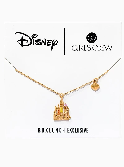 Girls Crew Disney The Little Mermaid Ariel's Castle Necklace - BoxLunch Exclusive
