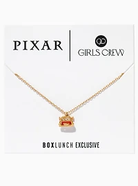 Girls Crew Disney Pixar Cars Lightning McQueen Charm Necklace - BoxLunch Exclusive