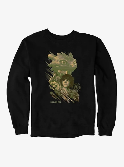 How To Train Your Dragon Hiccup and Toothless Sweatshirt