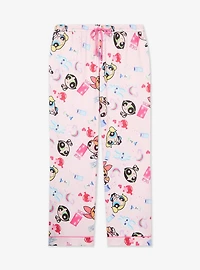 The Powerpuff Girls Pink Allover Print Sleep Pants - BoxLunch Exclusive