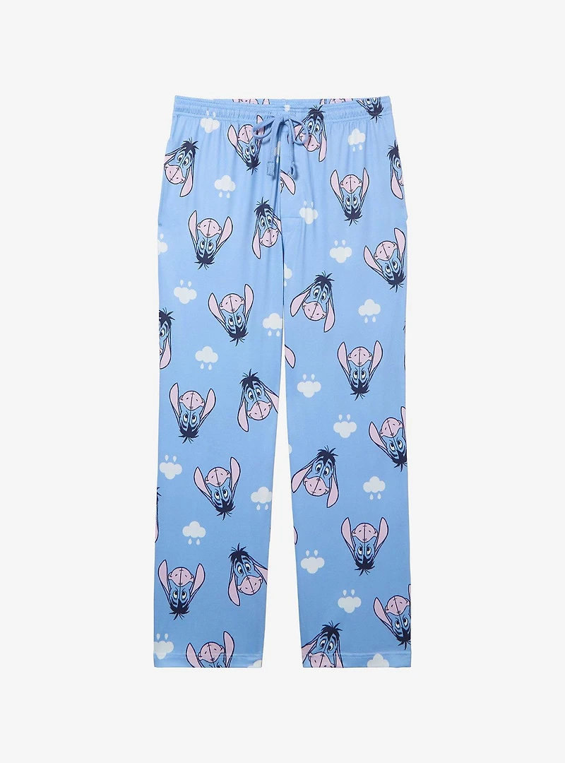 Disney Winnie the Pooh Eeyore Clouds Allover Print Sleep Pants - BoxLunch Exclusive