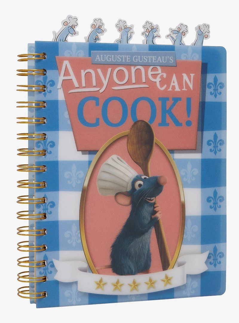 Disney Pixar Ratatouille Anyone Can Cook Journal With Tabs — BoxLunch Exclusive