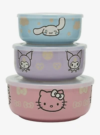 Sanrio Trio Bowl Set With Lids — BoxLunch Exclusive