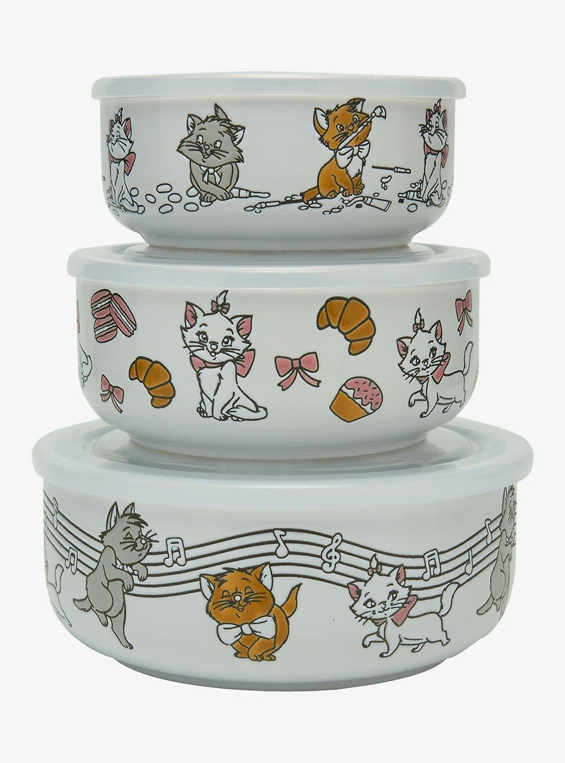 Disney The Aristocats Kittens Bowl Set With Lids — BoxLunch Exclusive