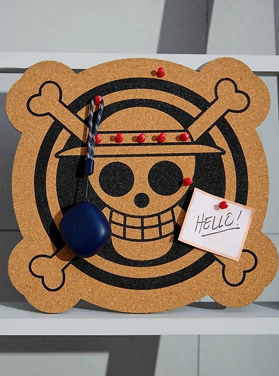 One Piece Straw Hat Crew Jolly Roger Cork Board