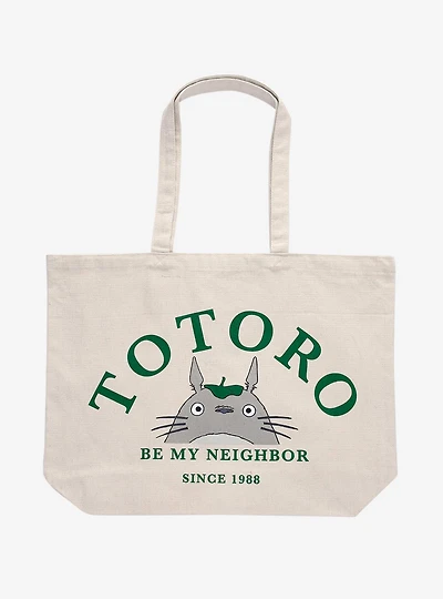 Studio Ghibli® My Neighbor Totoro Portrait Canvas Tote Bag - BoxLunch Exclusive
