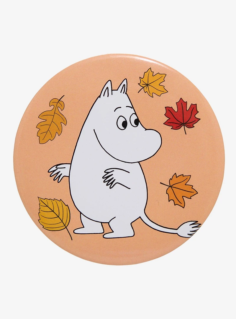 Moomin Autumn Leaves Button Pin