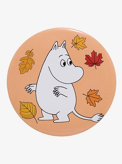 Moomin Autumn Leaves Button Pin