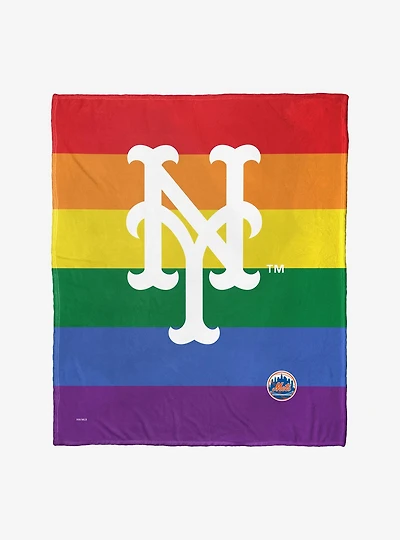 MLB New York Mets Pride Series Silk Touch Throw Blanket
