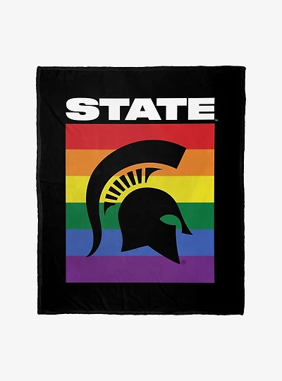 NCAA Michigan State Pride Series Silk Touch Throw Blanket