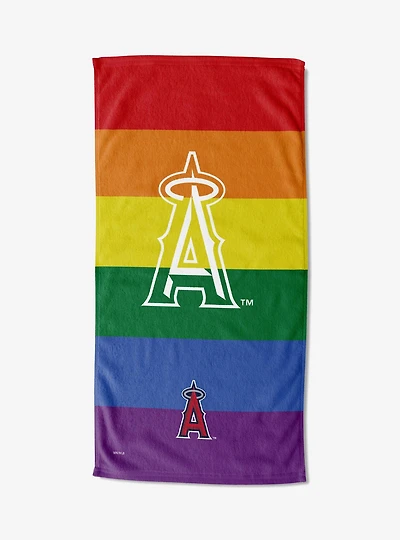 MLB Los Angeles Angels Pride Series Beach Towel