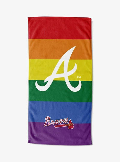 MLB Atlanta Braves Pride Series Beach Towel