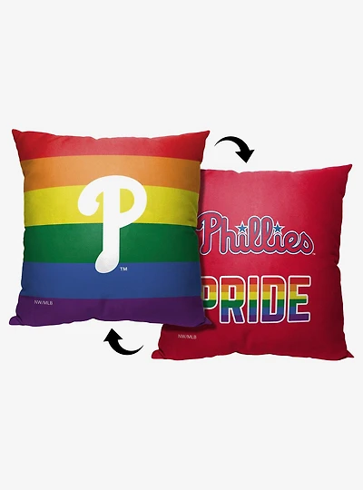 MLB Philadelphia Phillies Pride Series Throw Pillow