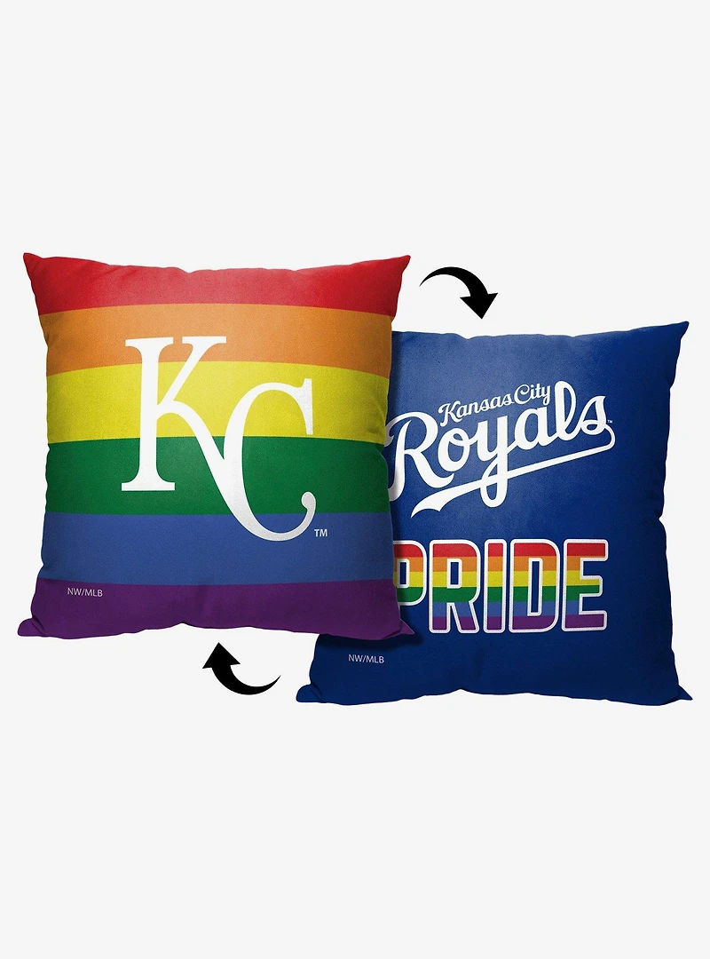 MLB Kansas City Royals Pride Series Throw Pillow