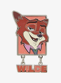 Disney Zootopia 2 Nick Wilde Portrait Enamel Pin - BoxLunch Exclusive