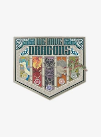 DreamWorks How To Train Your Dragon Dragon Group Shield Enamel Pin - BoxLunch Exclusive