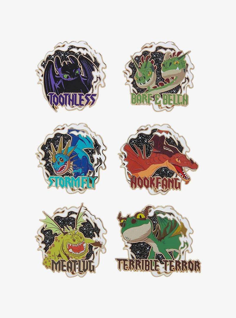 DreamWorks How To Train Your Dragon Dragons Blind Box Enamel Pin - BoxLunch Exclusive