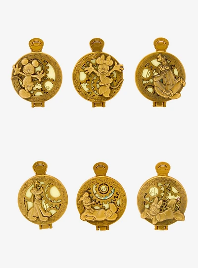 Disney Mickey & Friends Pocket Watch Blind Box Hinge Enamel Pin - BoxLunch Exclusive