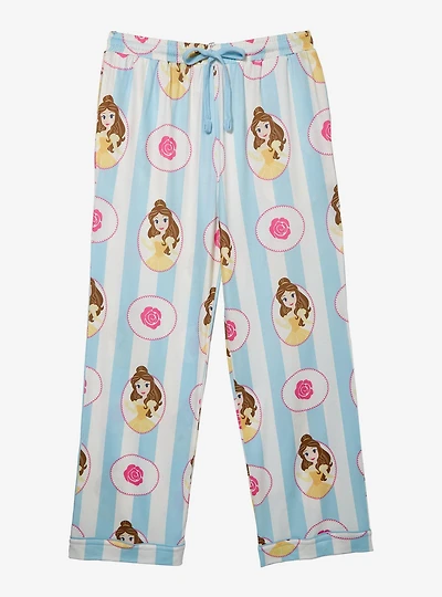Disney Beauty and The Beast Belle Striped Sleep Pants - BoxLunch Exclusive