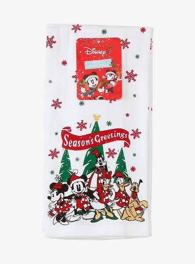 Disney Mickey and Friends Season's Greetings Kitchen Towel Set