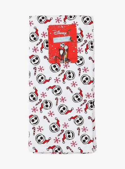 Disney The Nightmare Before Christmas Jack Skellington Candy Cane Holiday Kitchen Towel Set