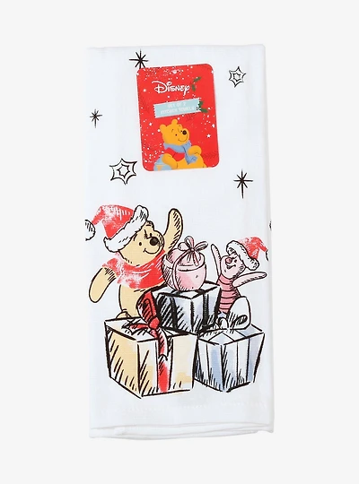Disney Winnie the Pooh Piglet & Pooh Holiday Kitchen Towel Set