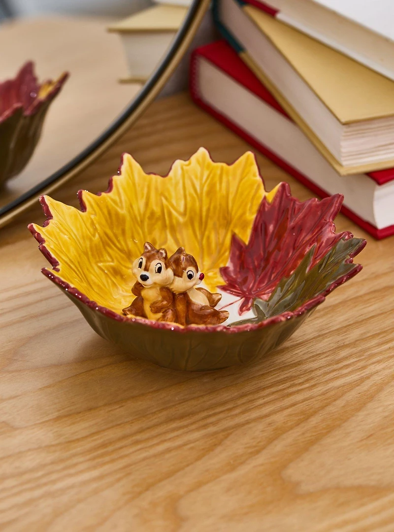 Disney Chip and Dale Figural Autumn Leaf Trinket Dish - BoxLunch Exclusive