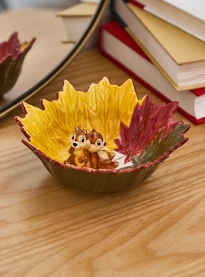 Disney Chip and Dale Figural Autumn Leaf Trinket Dish - BoxLunch Exclusive