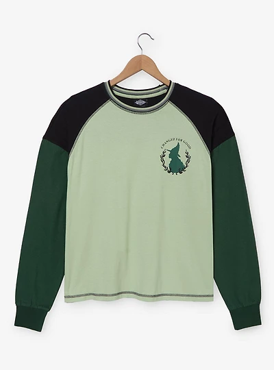 Wicked: For Good Elphaba Changed Women's Plus Raglan Long Sleeve T-Shirt — BoxLunch Exclusive