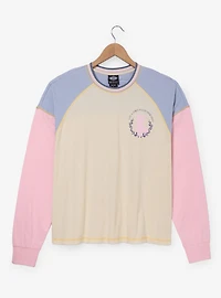 Wicked: For Good Glinda Women's Plus Raglan Long Sleeve T-Shirt — BoxLunch Exclusive