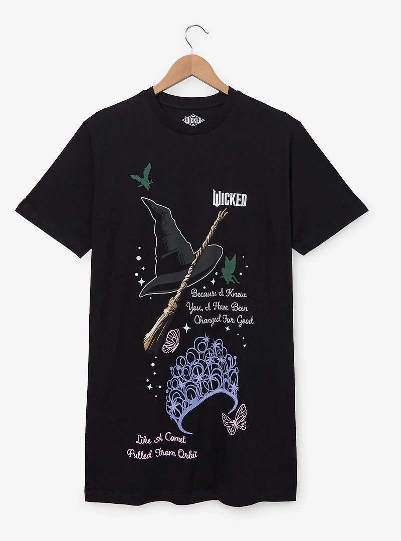 Wicked Glinda & Elphaba T-Shirt Dress — BoxLunch Exclusive