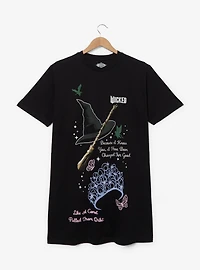 Wicked Glinda & Elphaba Plus T-Shirt Dress — BoxLunch Exclusive