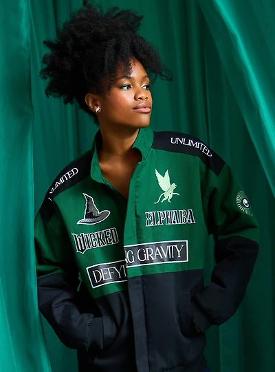 Wicked Elphaba Defying Gravity Racing Jacket - BoxLunch Exclusive