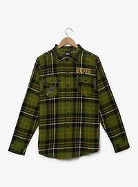 Wicked Elphaba Poster Embroidered Flannel — BoxLunch Exclusive
