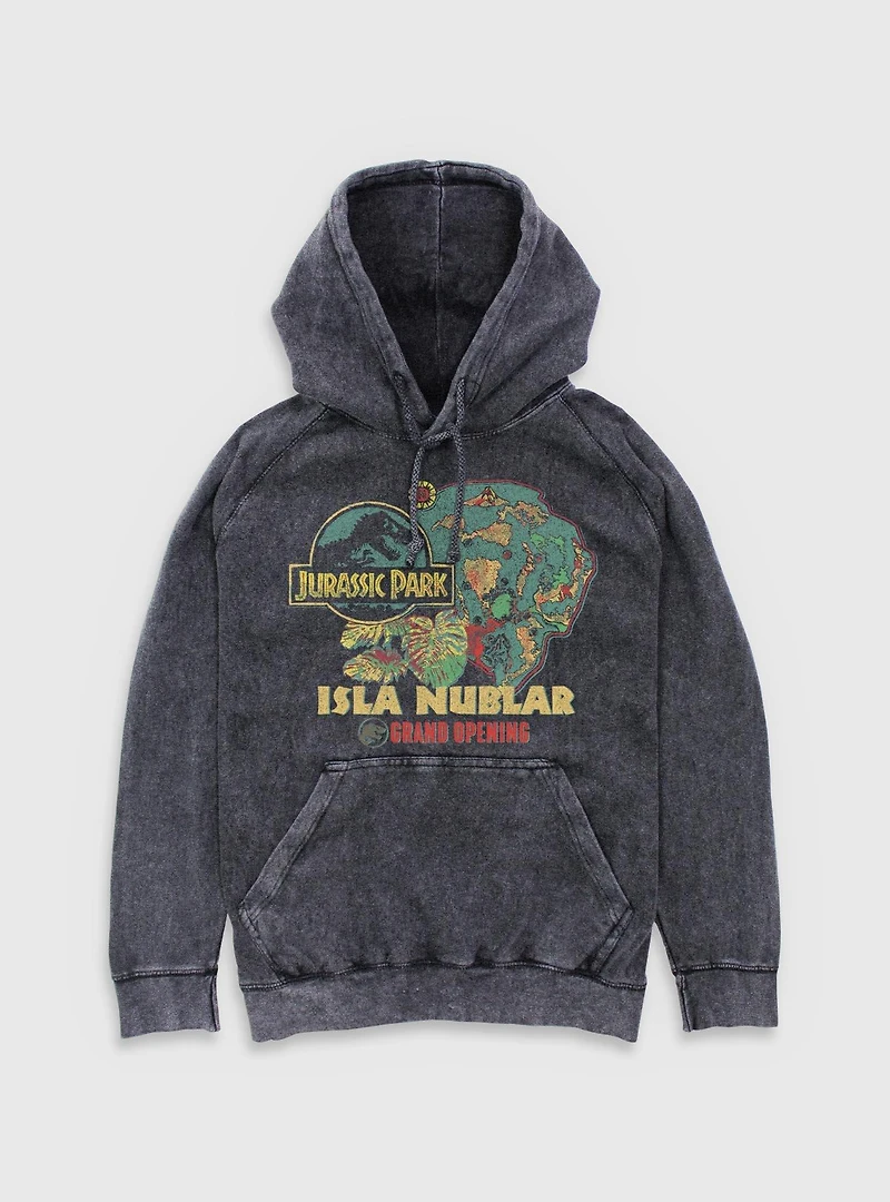 Jurassic Park Isla Nublar Grand Opening Mineral Wash Hoodie BoxLunch Exclusive